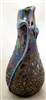 David Lotton Hand Blown Glass Lava Cypriot Bud Vase