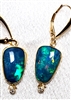 Kevin and Joanne Dowdy Opal and Diamond  Earrings #2