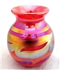 Elaine Hyde Small Round Red Bud Vase