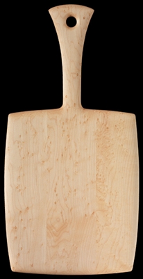 Ed Wohl  7 1/2" x 15"  Bird's Eye Maple Cutting Board