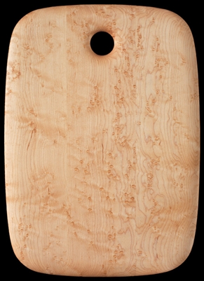 Ed Wohl  11" x 15"  Bird's Eye Maple Cutting Board