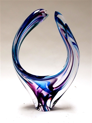 David Goldhagen Love Birds Glass Sculpture