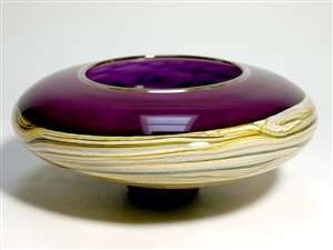 Gartner Blade Amethyst Strata Bowl