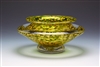 Gartner Blade Small Translucent Citrus Green Glass Ikebana