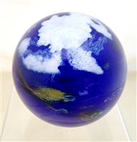 The Glass Eye Earth Paperweight