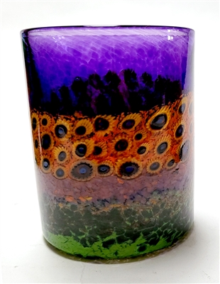 Ken and Ingrid Hanson Purple Tumbler