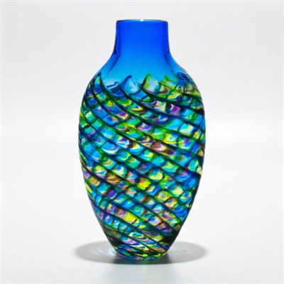 Michael Trimpol and Monique LaJeunesse Cool Lime Tall Optic Rib Vase