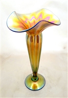 Lundberg Studios Gold Corset Bud Vase