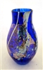 Tim Lazer Hand Blown Mini Cobalt Blue Glass Vase