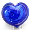 Michael Maddy and Rina Fehrensen Swirl Cobalt Blue Hart