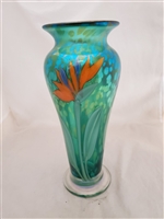 Orient and Flume Green Bird Of Paradise Vase