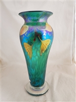 Orient and Flume Green Ginko Vase