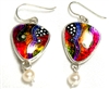 Ricky Frank Spiral Earrings with Pearl