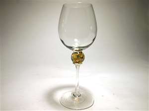 Minh Martin Gold Planet Red Wine Glass