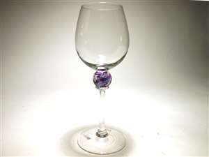 Minh Martin Purple Planet Red Wine Glass