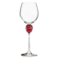 Minh Martin  Ruby Planet Red Wine Glass