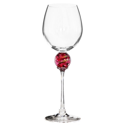 Minh Martin  Ruby Planet Red Wine Glass