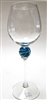 Minh Martin Turquoise Blue Planet Red Wine Glass