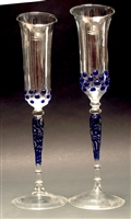 Suzan Benzle  Champagne Flutes Glass