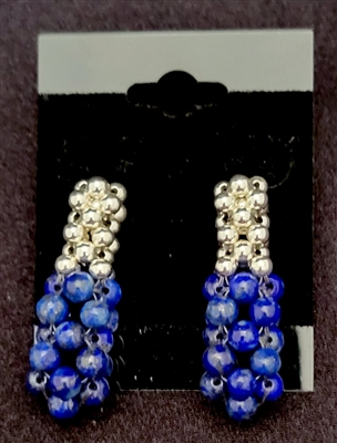 Sher Berman Lapis Woven Earrings