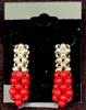 Sher Berman Coral Woven Earrings