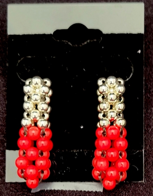 Sher Berman Coral Woven Earrings