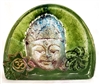 Susan Gott Blue and Green Classic Buddha Arch Sculpture