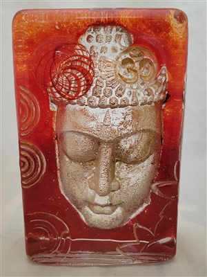 Susan Gott Red Peaceful Buddha spirit weight