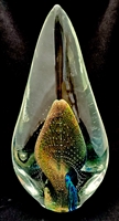 Scott Hartley  Dichroic Arrowhead Glass Sculpture