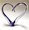 Scott Hartley  Purple Heart Glass Sculpture