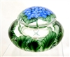 Lundberg Studios Daniel Salazar Blue Hydrangea Jewelry Jar