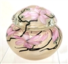 Lundberg Studios Daniel Salazar Pink Tulip Magnolia Buds Jewelry Jar