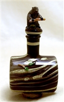 Chris and Alexandra Pantos Hand Blown Glass Beaver Perfume Bottle