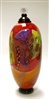 Wes Hunting Hand Blown Glass  Colorfield Lidded Jar