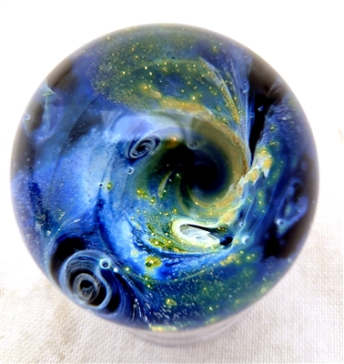 Filip Vogelpohl 1 1/2"  Cosmic Vortex Glass Marble II