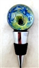 Filip Vogelpohl 1 1/2"  Cosmic Glass Marble  Wine Stopper II