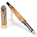 Art Deco Fountain Pen - Olivewood by Lanier Pens, lanierpens, lanierpens.com, wndpens, WOOD N DREAMS, Pensbylanier