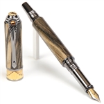 Art Deco Fountain Pen - Spalted Hackberry by Lanier Pens, lanierpens, lanierpens.com, wndpens, WOOD N DREAMS, Pensbylanier