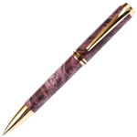 Baron Ballpoint Pen - Purple Box Elder by Lanier Pens, lanierpens, lanierpens.com, wndpens, WOOD N DREAMS, Pensbylanier