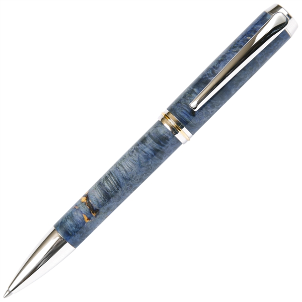 Baron Ballpoint Pen - Blue Box Elder by Lanier Pens, lanierpens, lanierpens.com, wndpens, WOOD N DREAMS, Pensbylanier