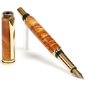 Baron Fountain Pen - Yellow Box Elder Burl by Lanier Pens, lanierpens, lanierpens.com, wndpens, WOOD N DREAMS, Pensbylanier