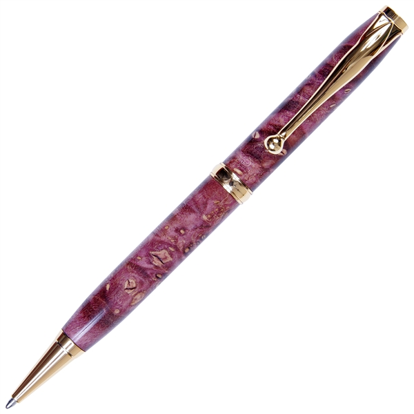 Comfort Twist Pen - Purple Box Elder by Lanier Pens, lanierpens, lanierpens.com, wndpens, WOOD N DREAMS, Pensbylanier
