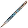 Comfort Twist Pen - Blue Maple Burl by Lanier Pens, lanierpens, lanierpens.com, wndpens, WOOD N DREAMS, Pensbylanier