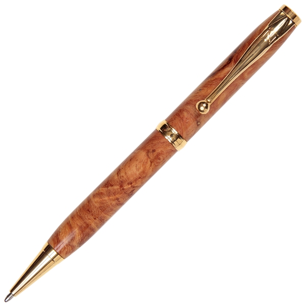 Comfort Twist Pen - Afzilia Burl by Lanier Pens, lanierpens, lanierpens.com, wndpens, WOOD N DREAMS, Pensbylanier