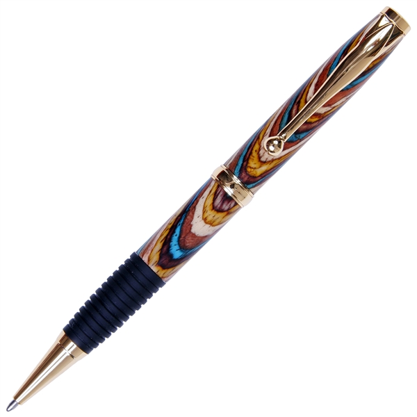 Comfort Twist Pen - Comfort Twist Pen with Grip-Southwest Color Grain by Lanier Pens, lanierpens, lanierpens.com, wndpens, WOOD N DREAMS, Pensbylanier