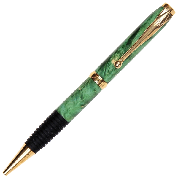 Comfort Twist Pen - Comfort Twist Pen with Grip-Green Maple Burl by Lanier Pens, lanierpens, lanierpens.com, wndpens, WOOD N DREAMS, Pensbylanier