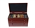 Mahogany Pen Chest with Wood Top - 76 Pens