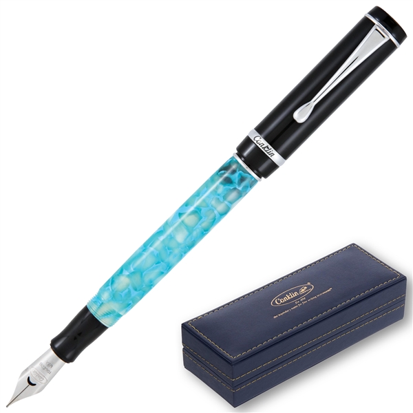 Conklin Duragraph Fountain Pen - Turquoise Nights (CK45340) By Lanier Pens