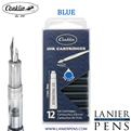 12 Pack Conklin Ink Cartridges - Blue By Lanier Pens