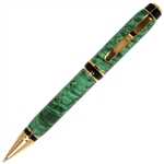 Cigar Twist Pen - Green Box Elder by Lanier Pens, lanierpens, lanierpens.com, wndpens, WOOD N DREAMS, Pensbylanier